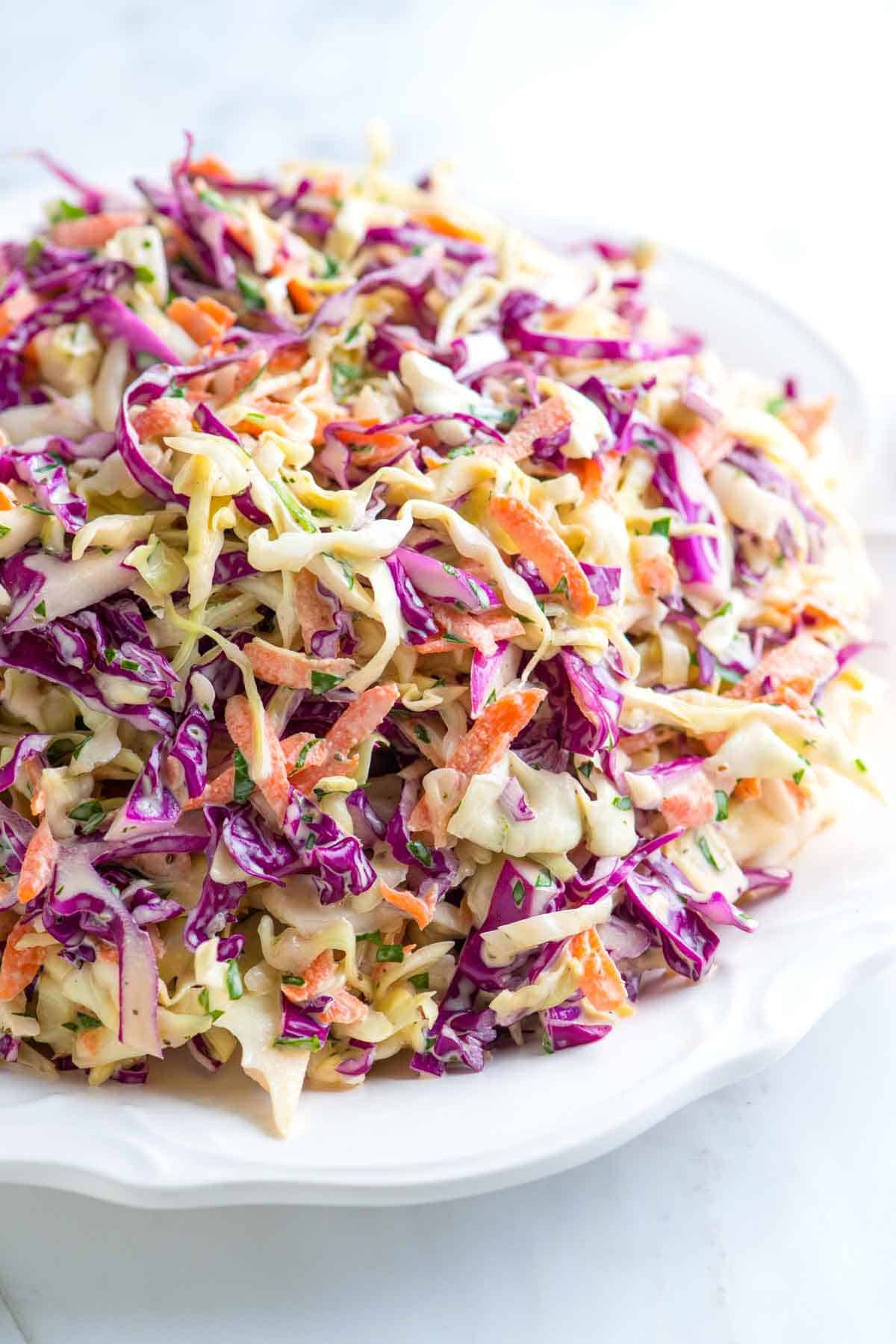 Sweet Tangy Gourmet Coleslaw Recipe Spitfire Gourmet